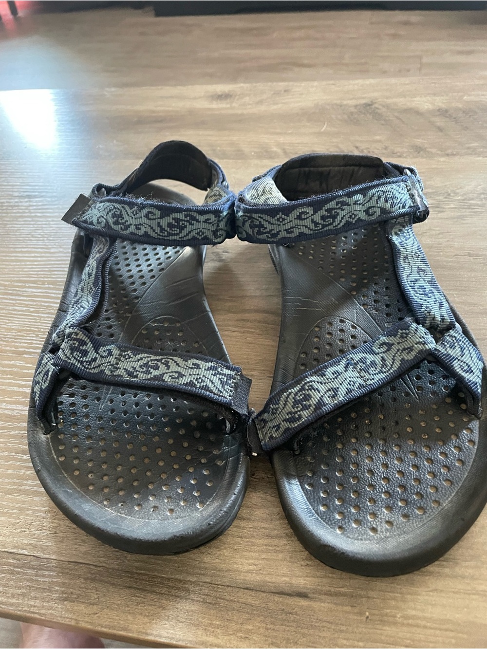 Teva Hurricane 3 Strappy hiking water climbing Sandals black blue 6577 women’s 9